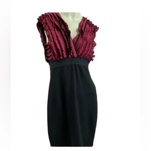 Form Fitting Holiday Empire Dress Sz S